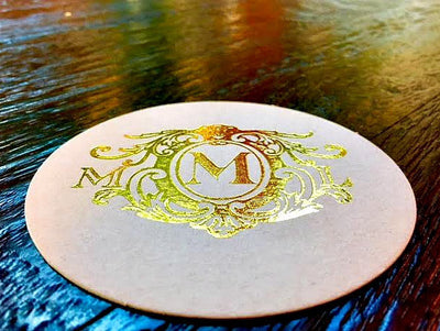 Monogrammed Bar Coasters #1496