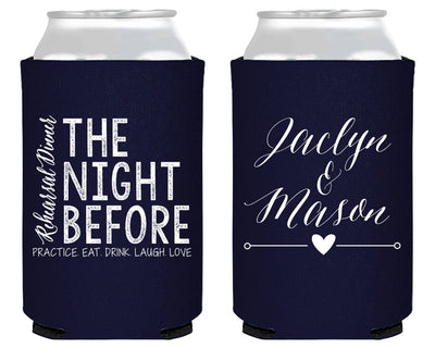 Neoprene Rehearsal Dinner Can Coolers #1758
