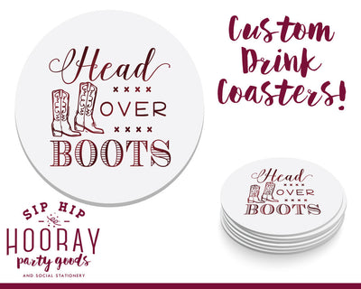 Arrow Rustic Wedding Coasters #1805