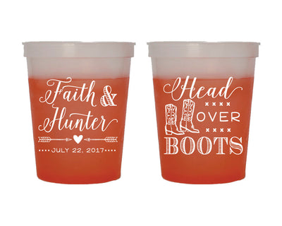 Head Over Boots Color Changing Mood Cup Design #1805