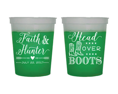 Head Over Boots Color Changing Mood Cup Design #1805