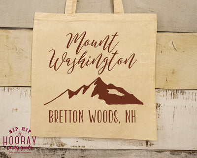 Mountain Wedding Tote Bags #1806