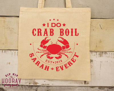 I Do Crab Boil Tote Bags #1808