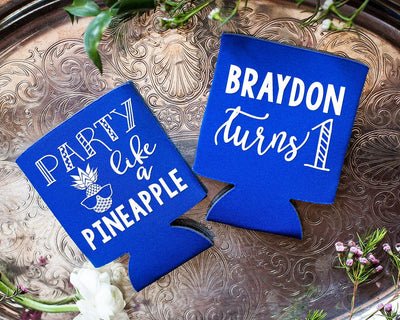 Party Like a Pineapple | Birthday Can Cooler #1765