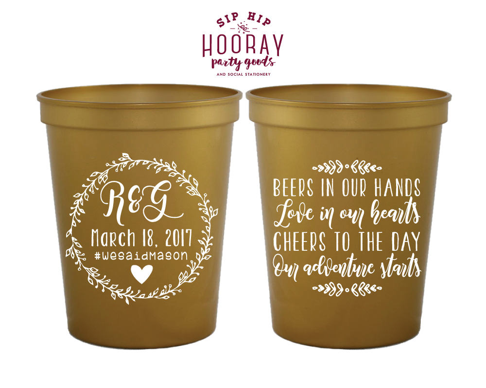 Beer In Our Hands Stadium Cups #1809