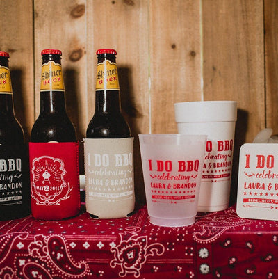 Barn Country Wedding Foam Cups #1766