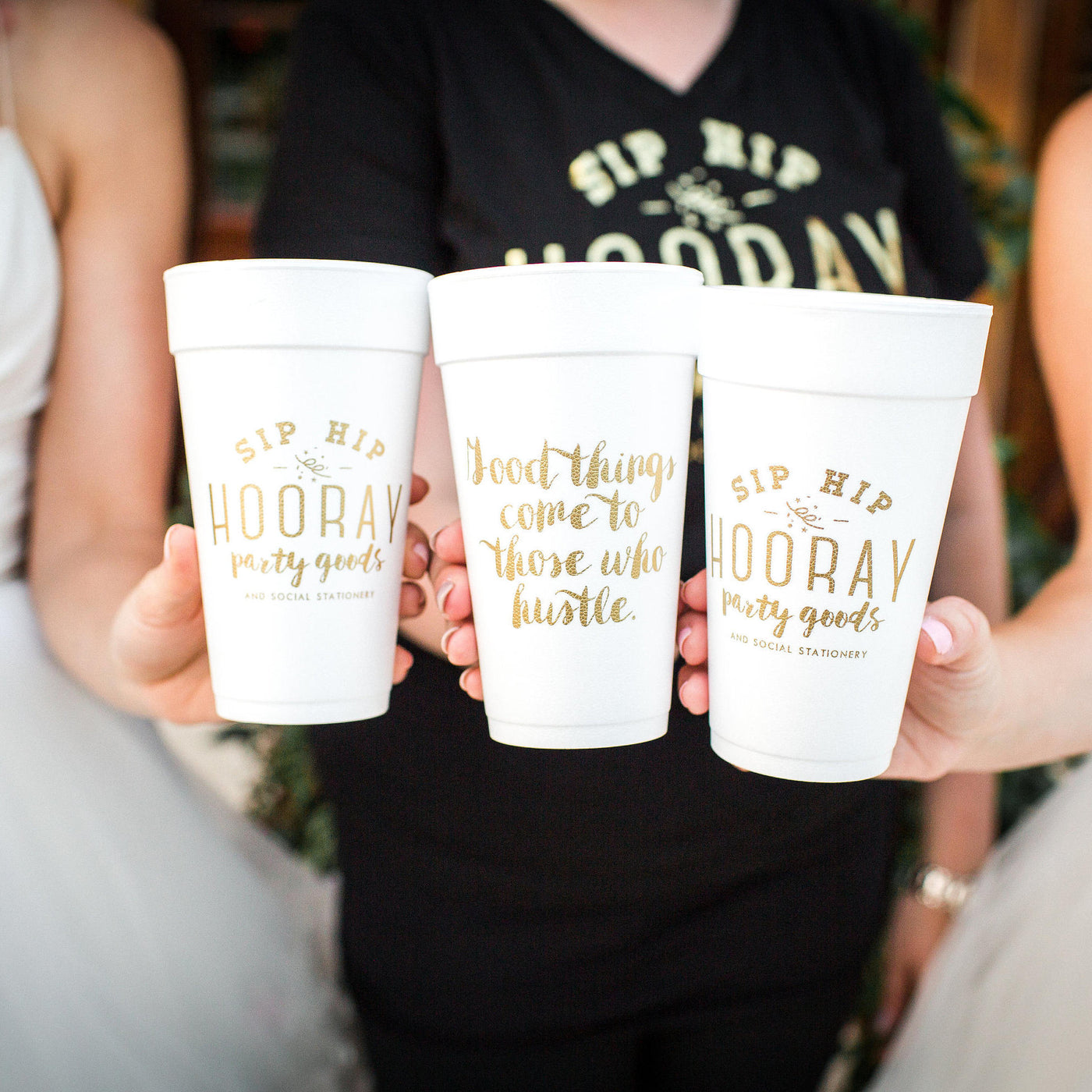 Barn Country Wedding Foam Cups #1766