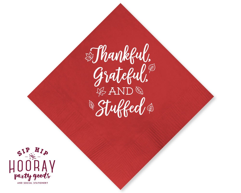 Friendsgiving Thanksgiving Party Cocktail Napkins #1767
