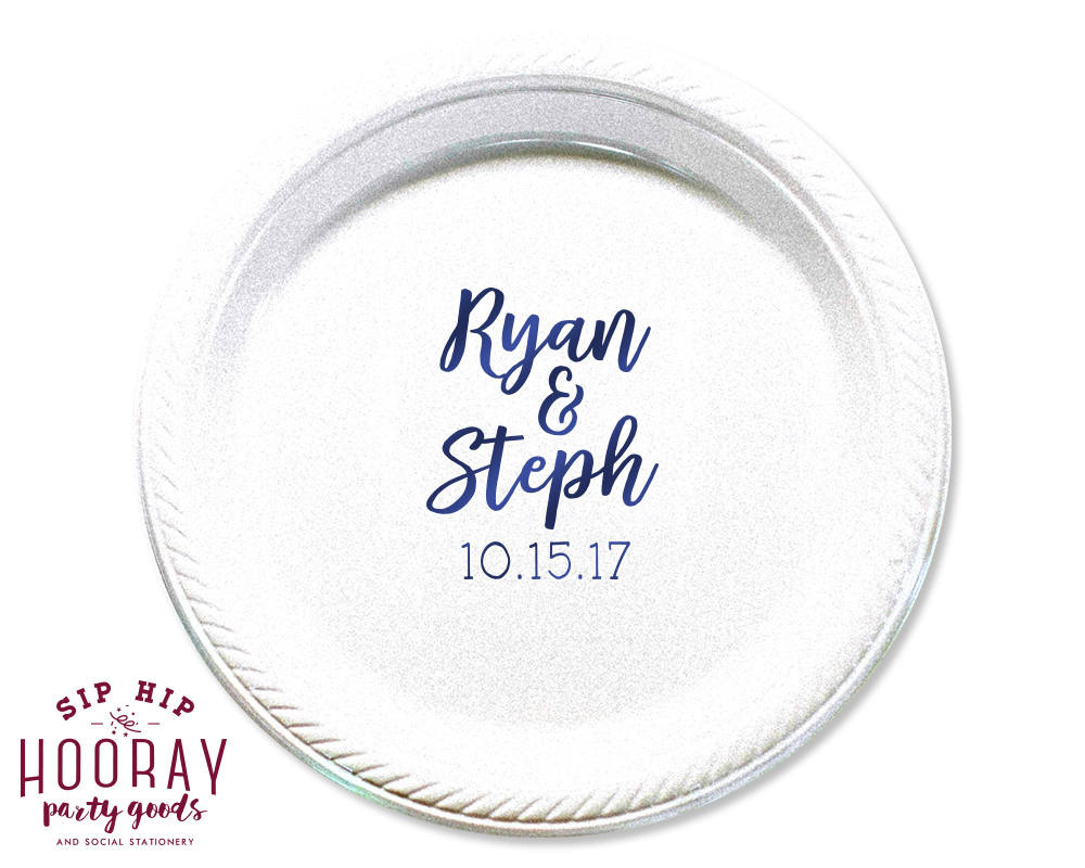 Personalized Wedding Party Plate #1815