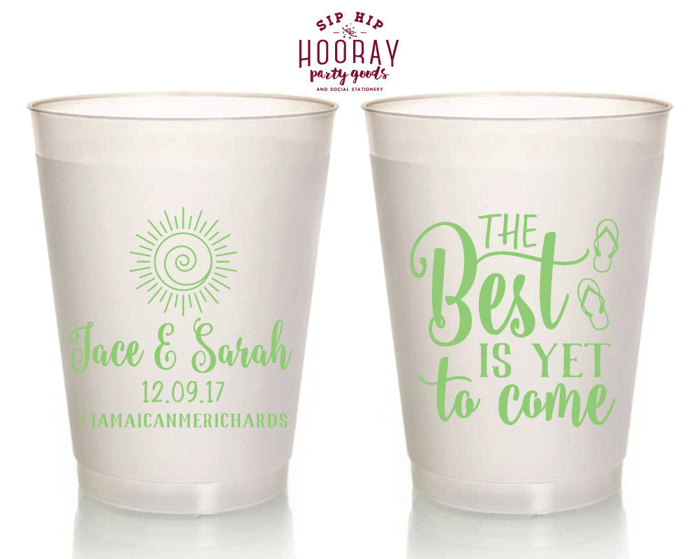 The Best Is Yet To Come Frosted Cups #1821