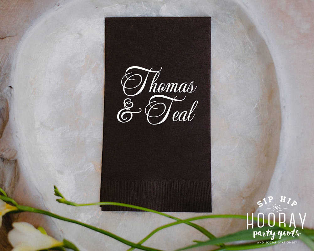 Personalized Wedding Guest Towels #1823