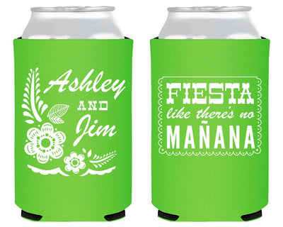 Fiesta Like There's No Manana Can Coolers #1825