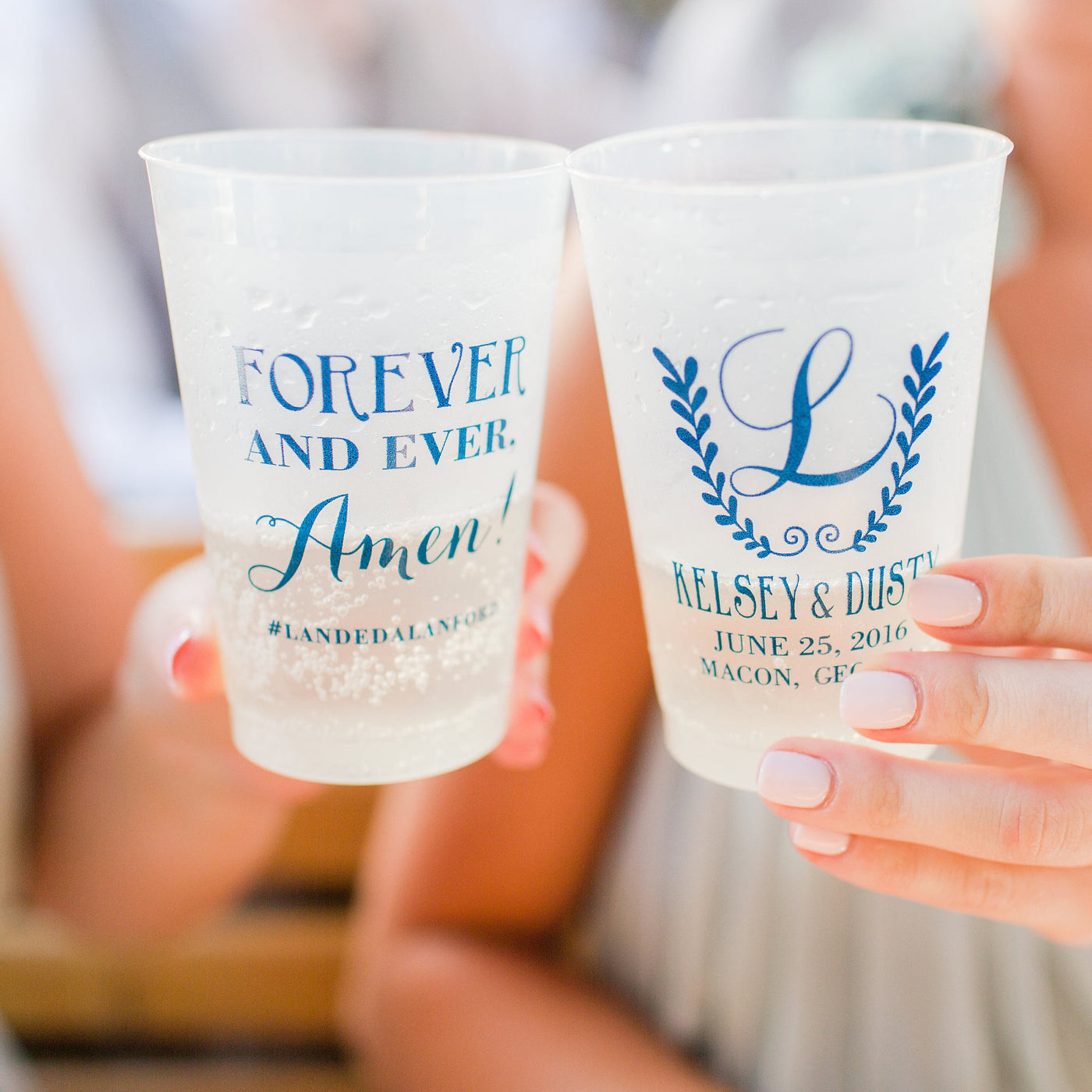 Custom Personalized Party Frosted Cups #1699