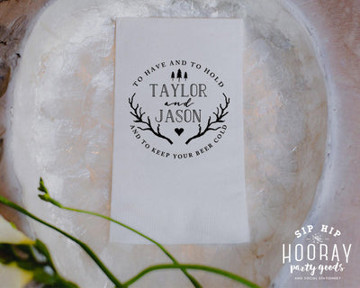 To Have and To Hold Guest Towel Design #1382