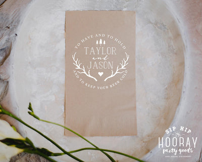To Have and To Hold Guest Towel Design #1382