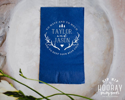 To Have and To Hold Guest Towel Design #1382