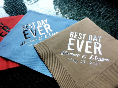 Best Day Ever Beverage Napkins #1121