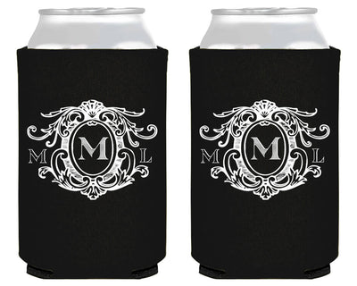 Custom Monogrammed Neoprene Can Coolers #1830