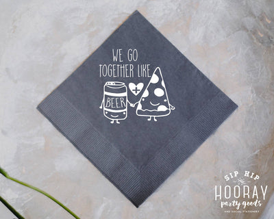 Heart Monogrammed Wedding Napkins #1844