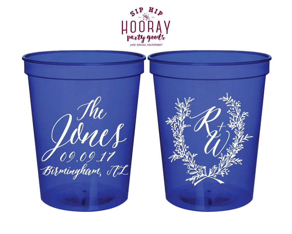 Wedding Wreath Stadium Cup Design #1845