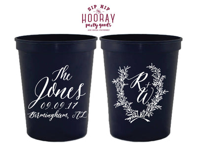 Wedding Wreath Stadium Cup Design #1845