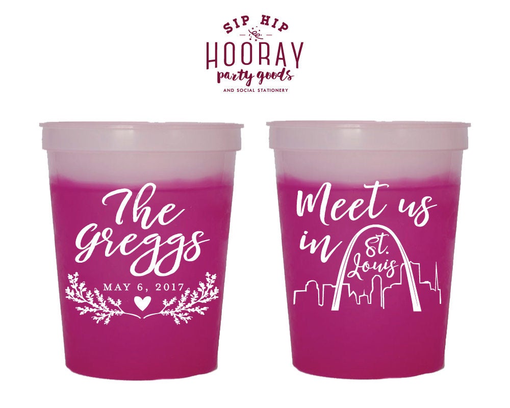 St Louis Party Color Changing Cups #1848