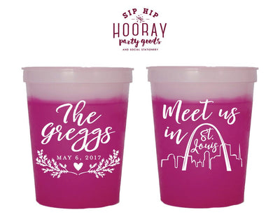 St Louis Party Color Changing Cups #1848