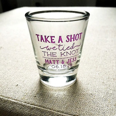 Wedding Reception Shot Glasses #1857