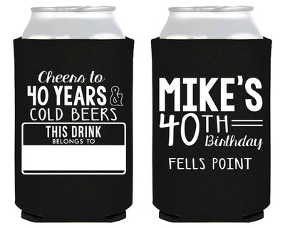This Drink Belongs To Birthday Neoprene Can Coolers #1866