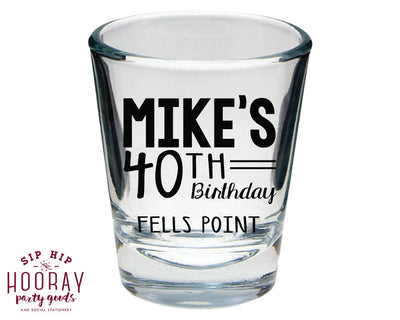 Birthday Shot Glass Design #1866