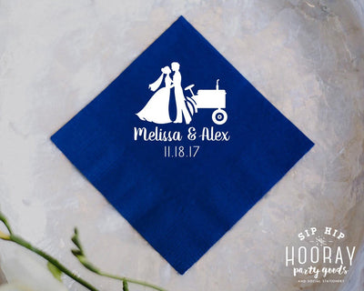 Country Wedding Napkins #1876