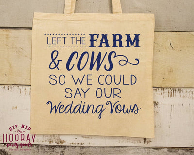 Country Wedding Tote Bags #1876