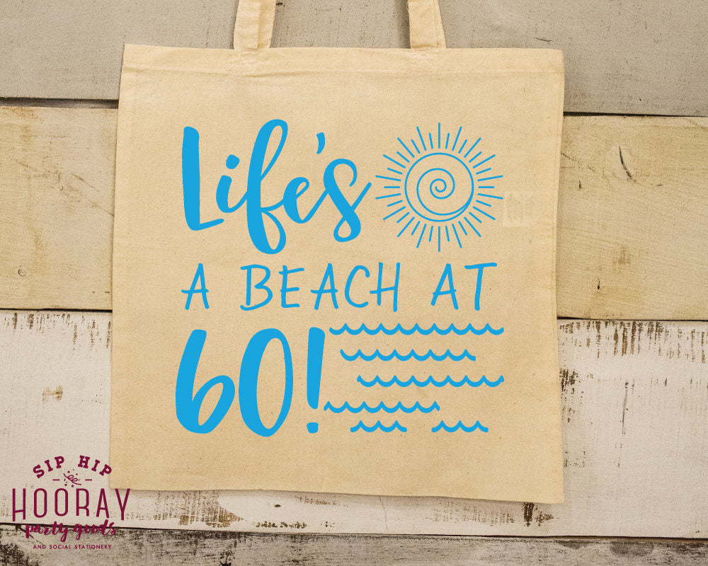 Birthday Beach Bash Tote Bags #1819