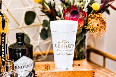 Sip Sip Hooray Baby Shower Foam Cups #1886