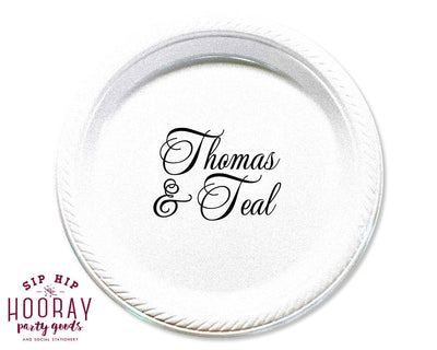 Deer Antler Bridal Shower Plates #1823