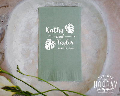 Destination Beach Wedding Guest Towels