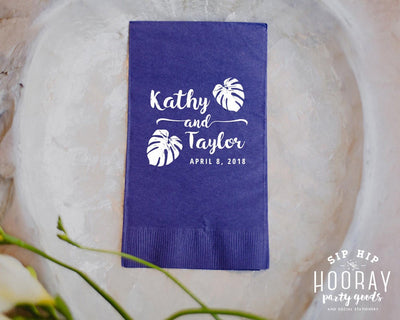 Destination Beach Wedding Guest Towels