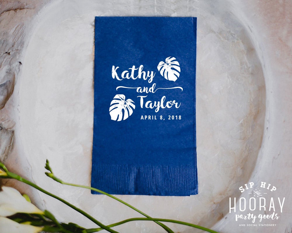 Destination Beach Wedding Guest Towels