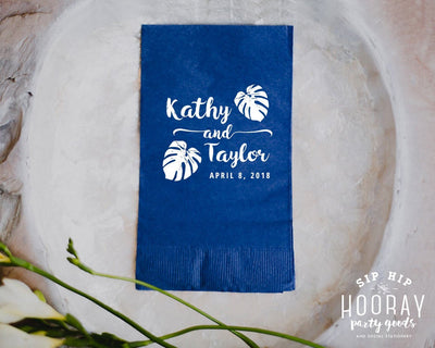 Destination Beach Wedding Guest Towels