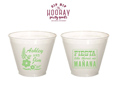 Fiesta Like There's No Manana 9oz Wine Cups #1825