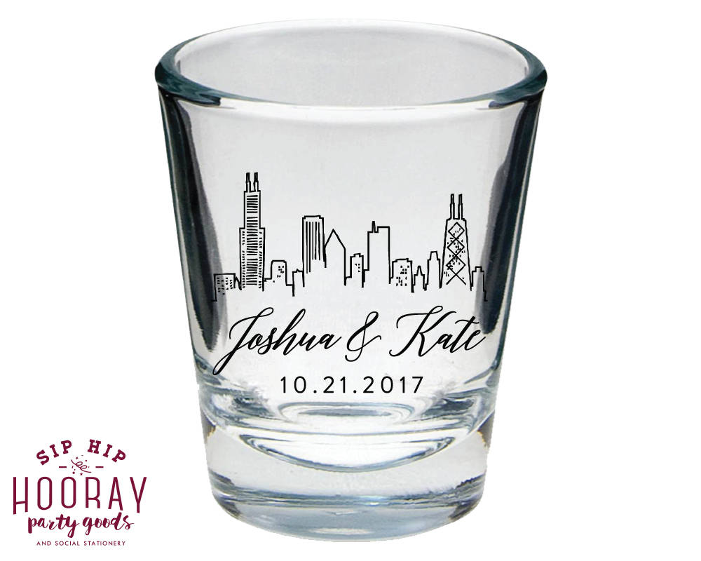 Any City Skyline Shot Glasses #1827