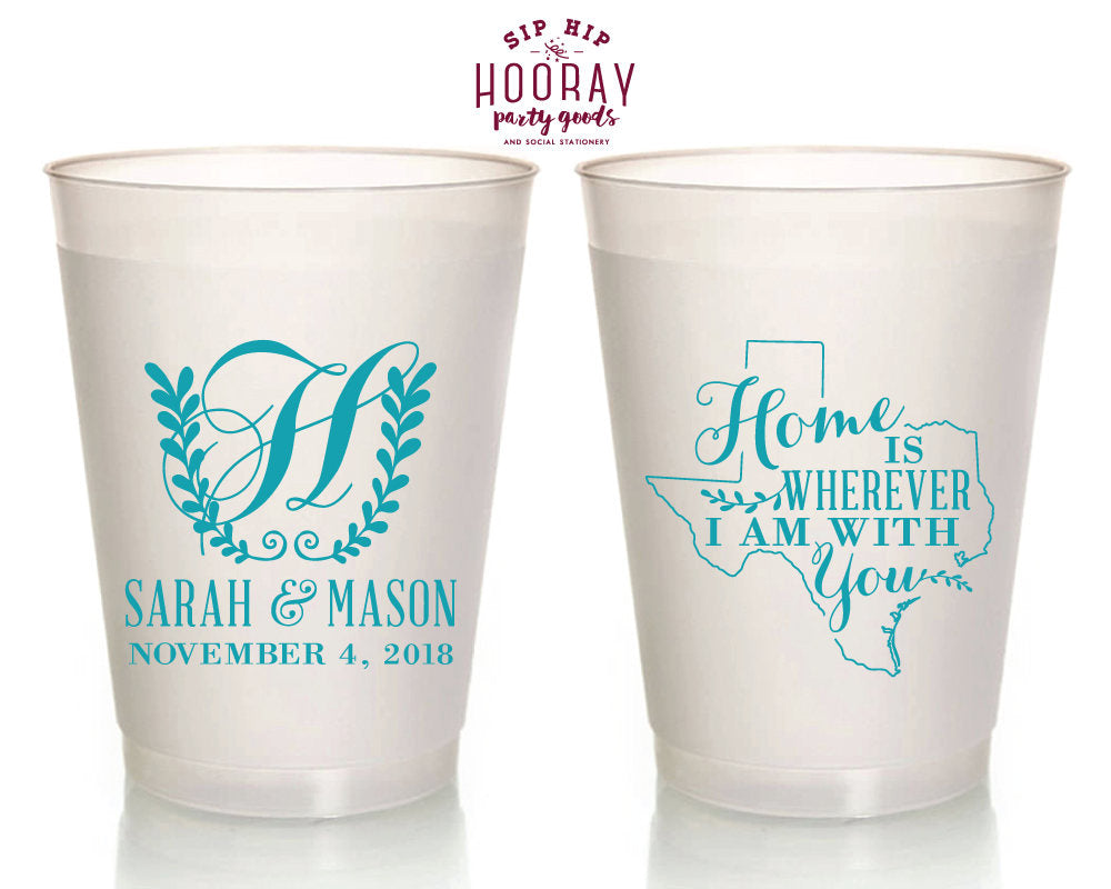 Custom Texas Anniversary Frosted Cups #1828