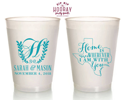 Custom Texas Anniversary Frosted Cups #1828