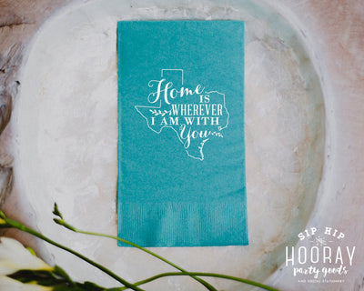Texas Wedding Guest Towels #1828