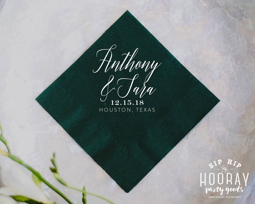 Personalized Event Napkins #1890