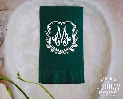 Monogrammed Guest Towels #1890