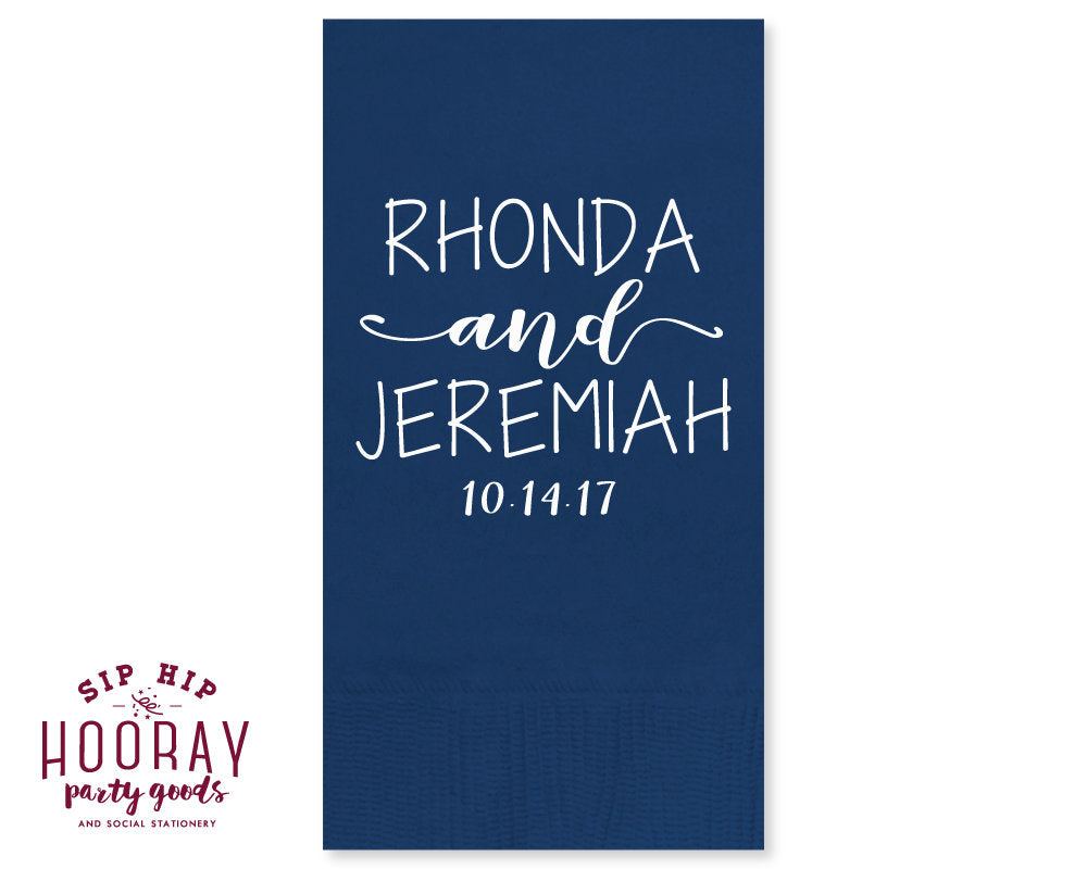 Personalized Event Guest Towels #1893