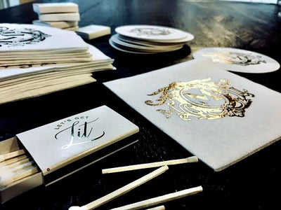 Custom Wedding Cocktail Napkins Design #1869