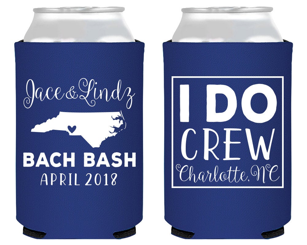 I Do Crew Bachelorette Bash Neoprene Can Cooler, #1897