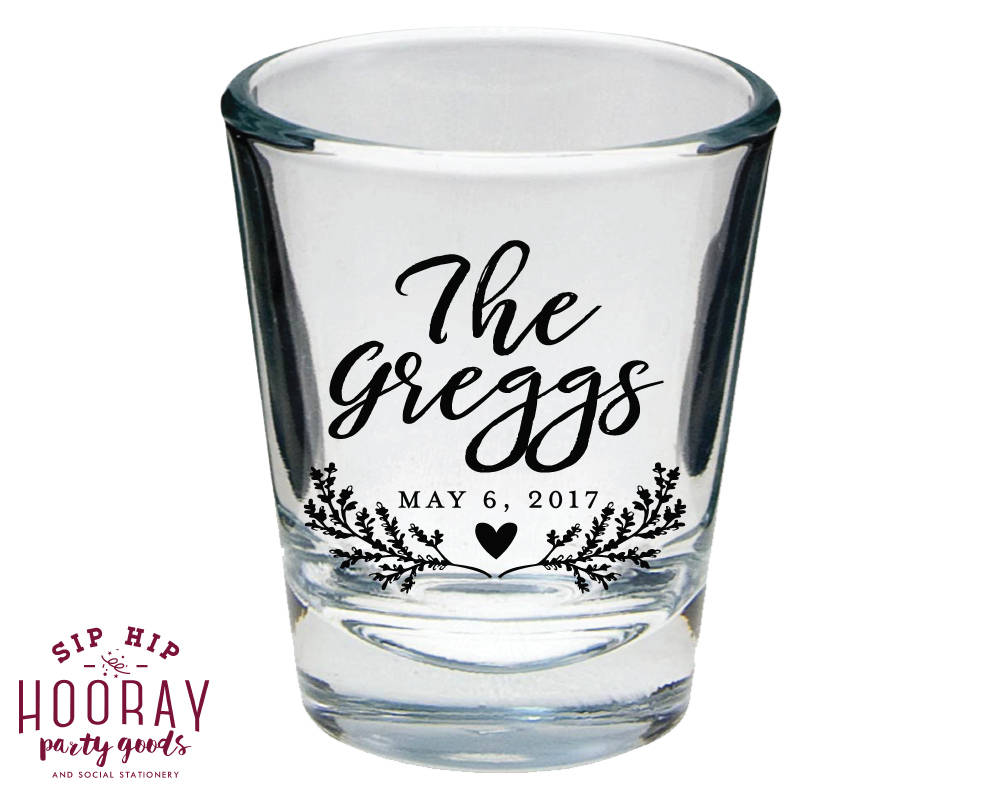 Custom St Louis Wedding Shot Glasses #1848